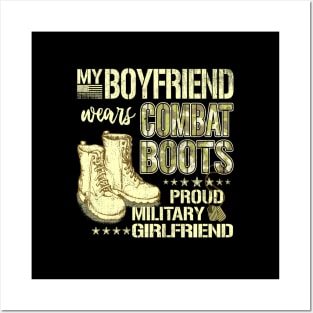 My Boyfriend Wears Combat Boots Military Girlfriend Posters and Art